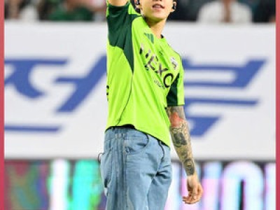 박재범 전북현대 경기 하프타임 공연에 화제
